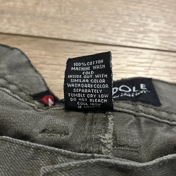 Men's Southpole Distressed Denim Jeans SZ 34x32 Green Modern Cotton Straight - Picture 9 of 12